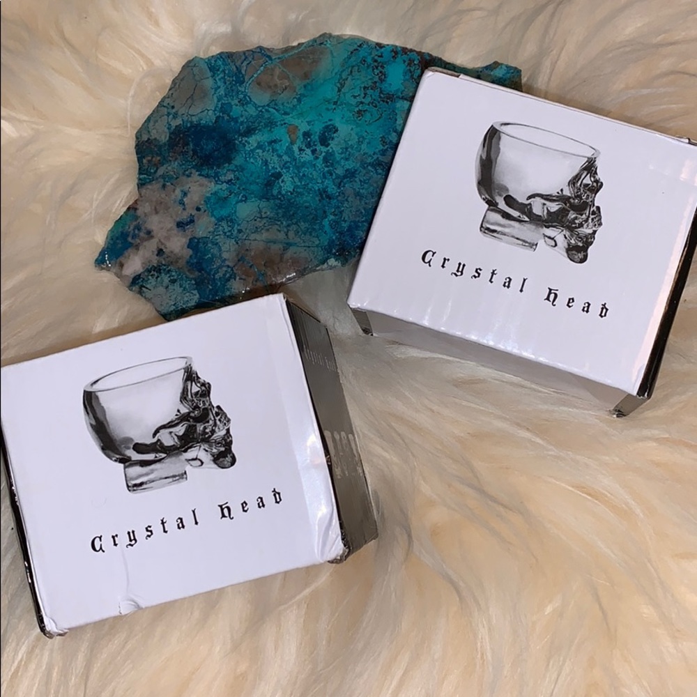 SALE!! Skull glasses set of 2